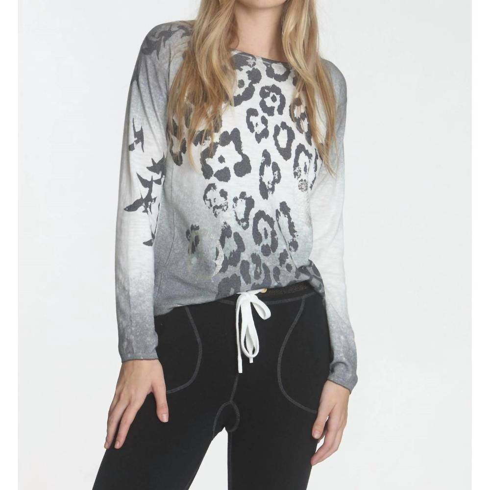 NEW LABEL+THREAD beach leopard scoop in stone